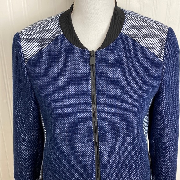 Tibi Jacket Colorblock Full Zip - Picture 3 of 11